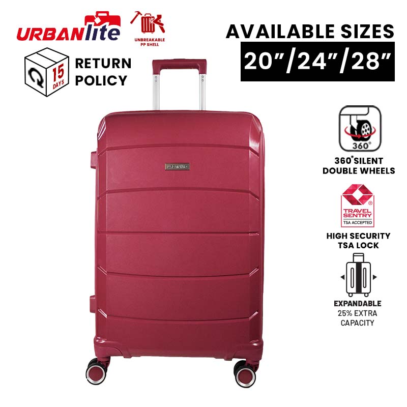URBANlite Ridge 20"inch | 8-Wheel Spinner | TSA Lock I Expandable | Hard Case Luggage-ULH21906