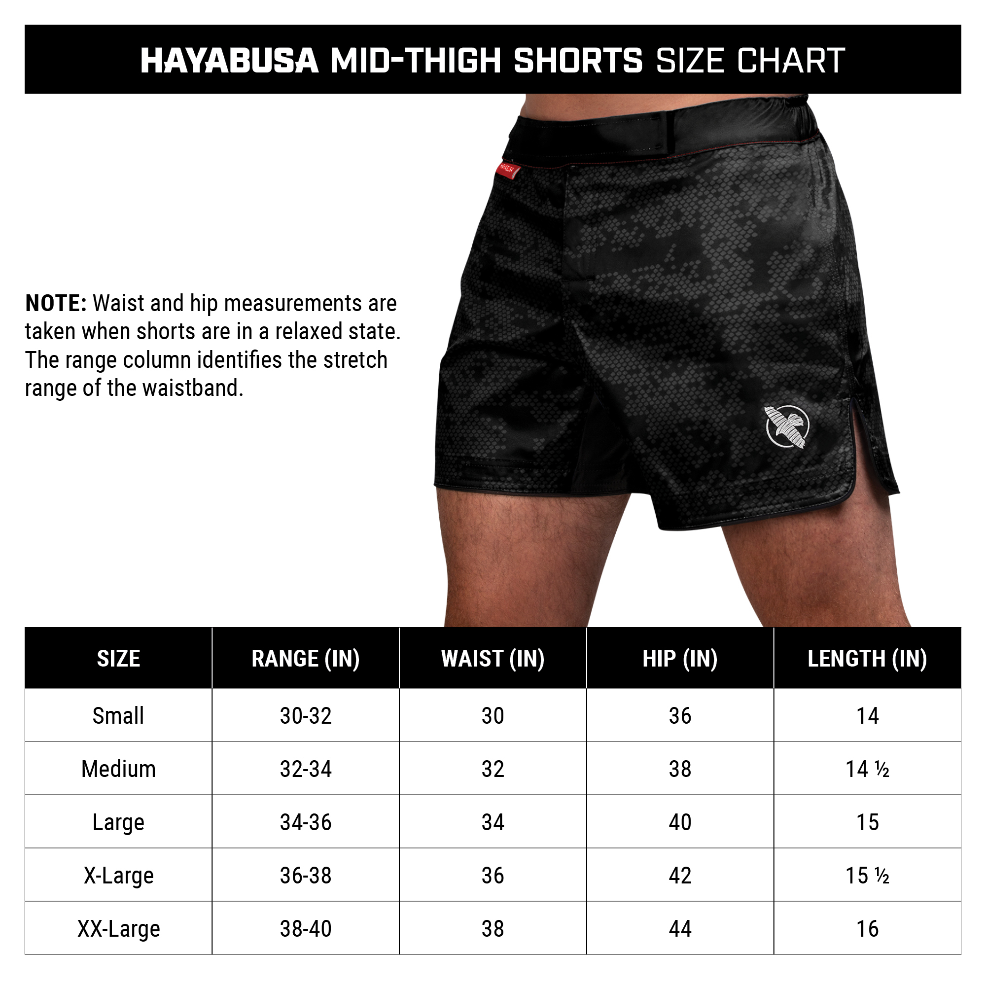 Hayabusa Hex Mid-Thigh Fight Shorts · v5