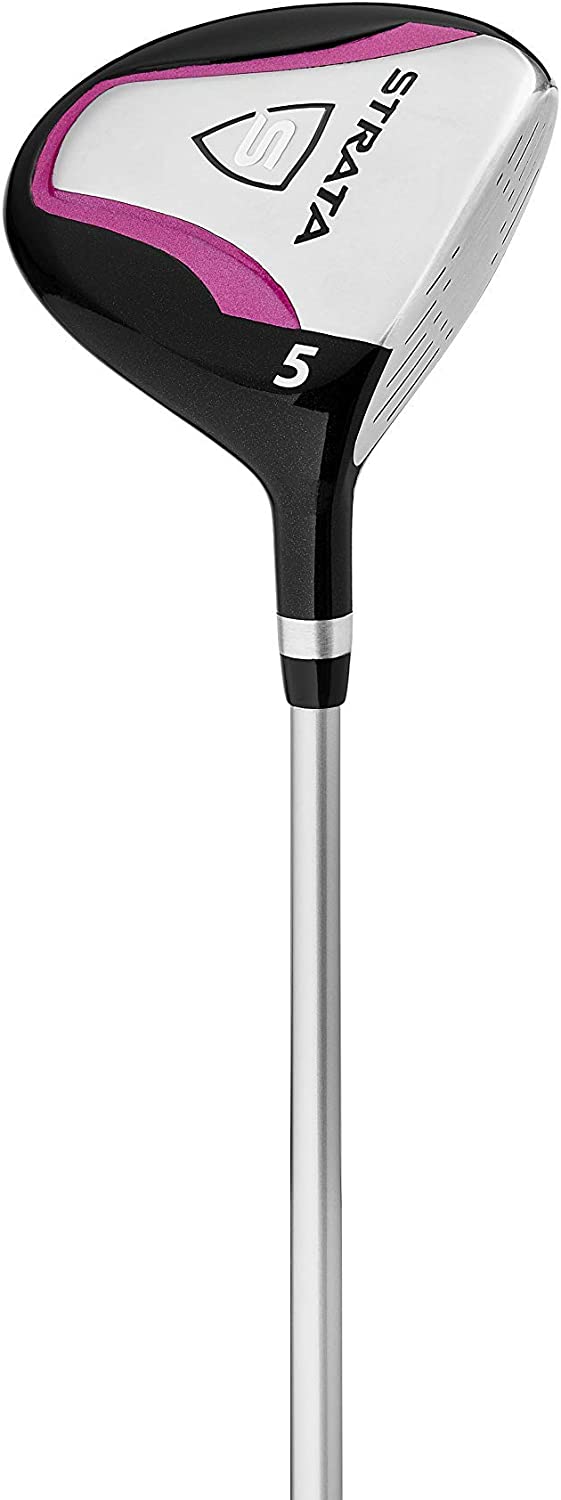 Callaway Women's Women Woman Woman's Female Strata Complete Right or Left Handed Hand Golf Club Driver Putter Chipper and Bag Set · v11
