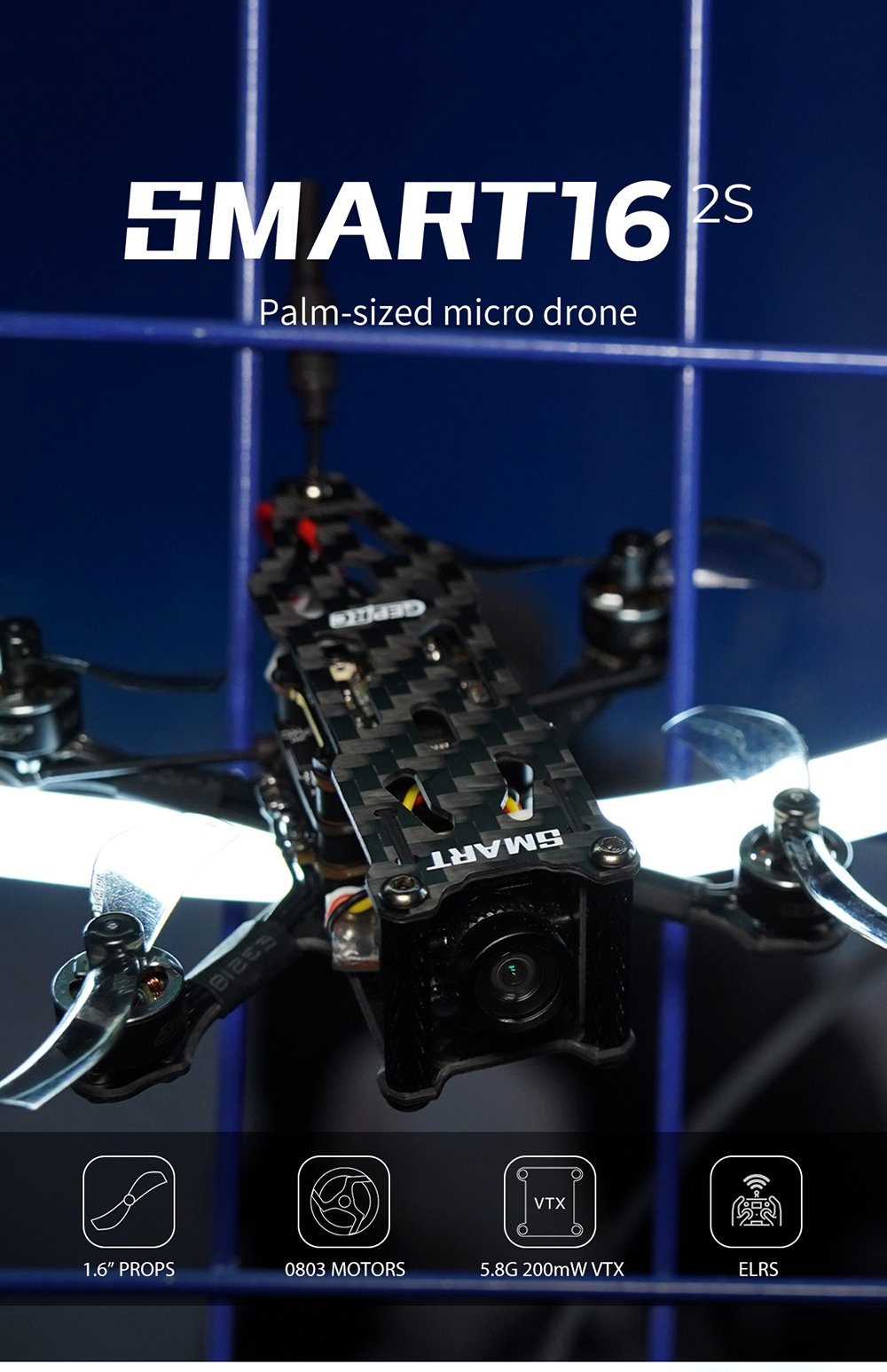 GEPRC SMART16 Freestyle FPV Drone ELRS · v11
