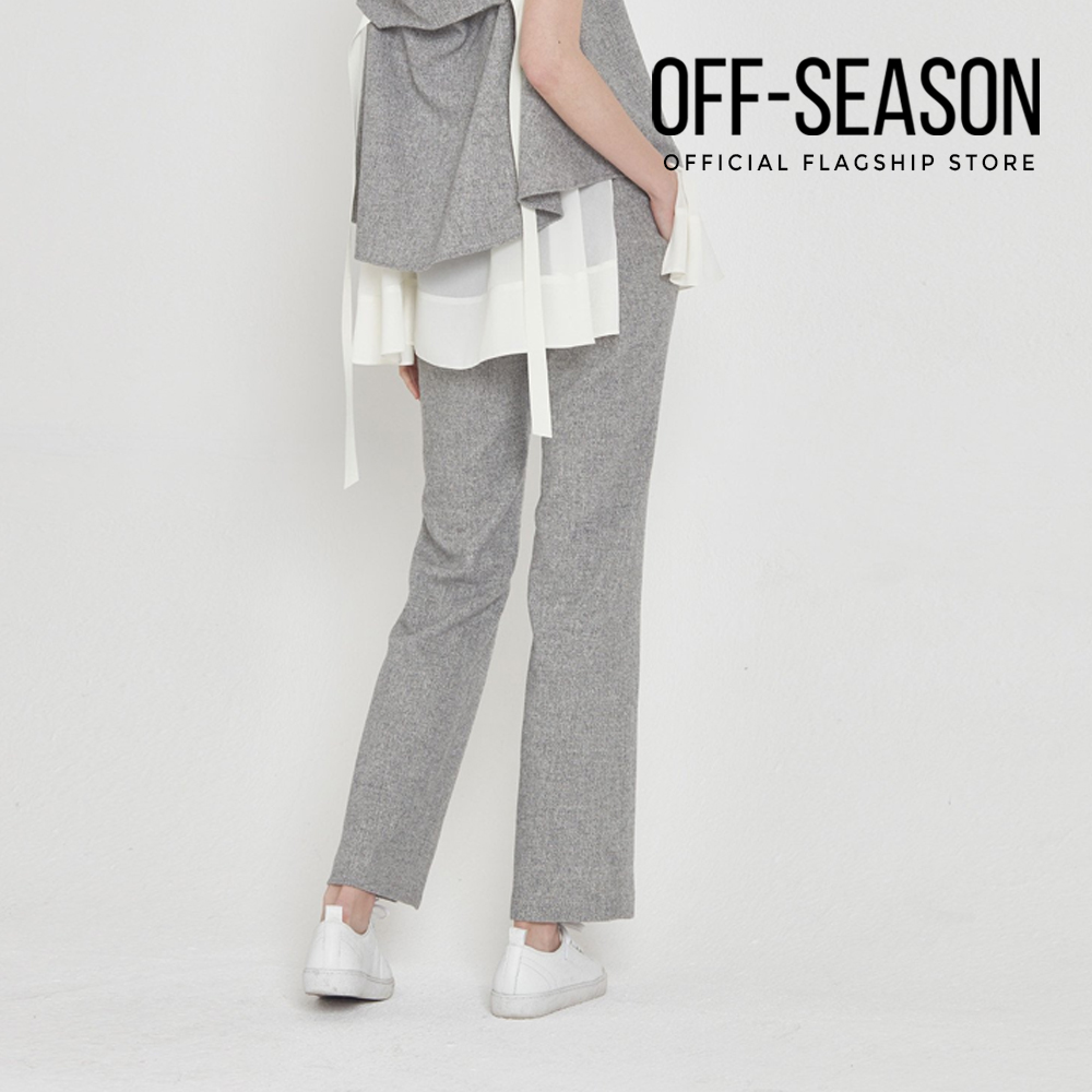 Off-Season Clearance Londoncloud Women Clothing Open Pants in Grey