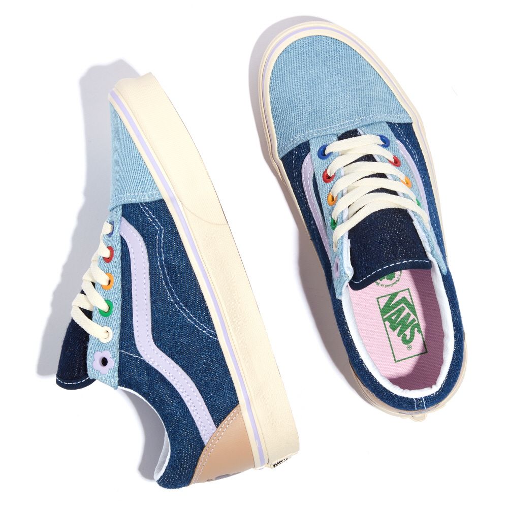 Vans EM on Holiday Old Skool Sneakers Women (Unisex US Size) BLUE VN0A5JMI6GL1