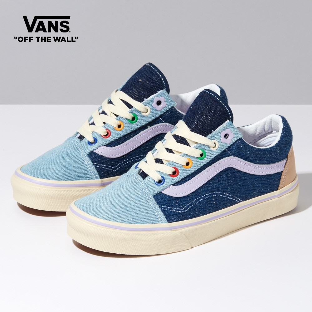 Vans EM on Holiday Old Skool Sneakers Women (Unisex US Size) BLUE VN0A5JMI6GL1
