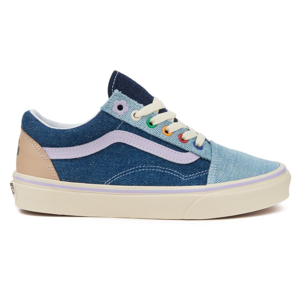Vans EM on Holiday Old Skool Sneakers Women (Unisex US Size) BLUE VN0A5JMI6GL1
