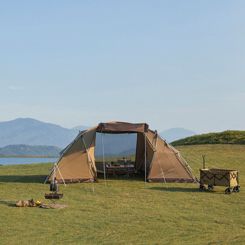 MOBI GARDEN Camping Family Tent Glamping Oxford Waterproof 4 Person Picnic Outdoor · v2