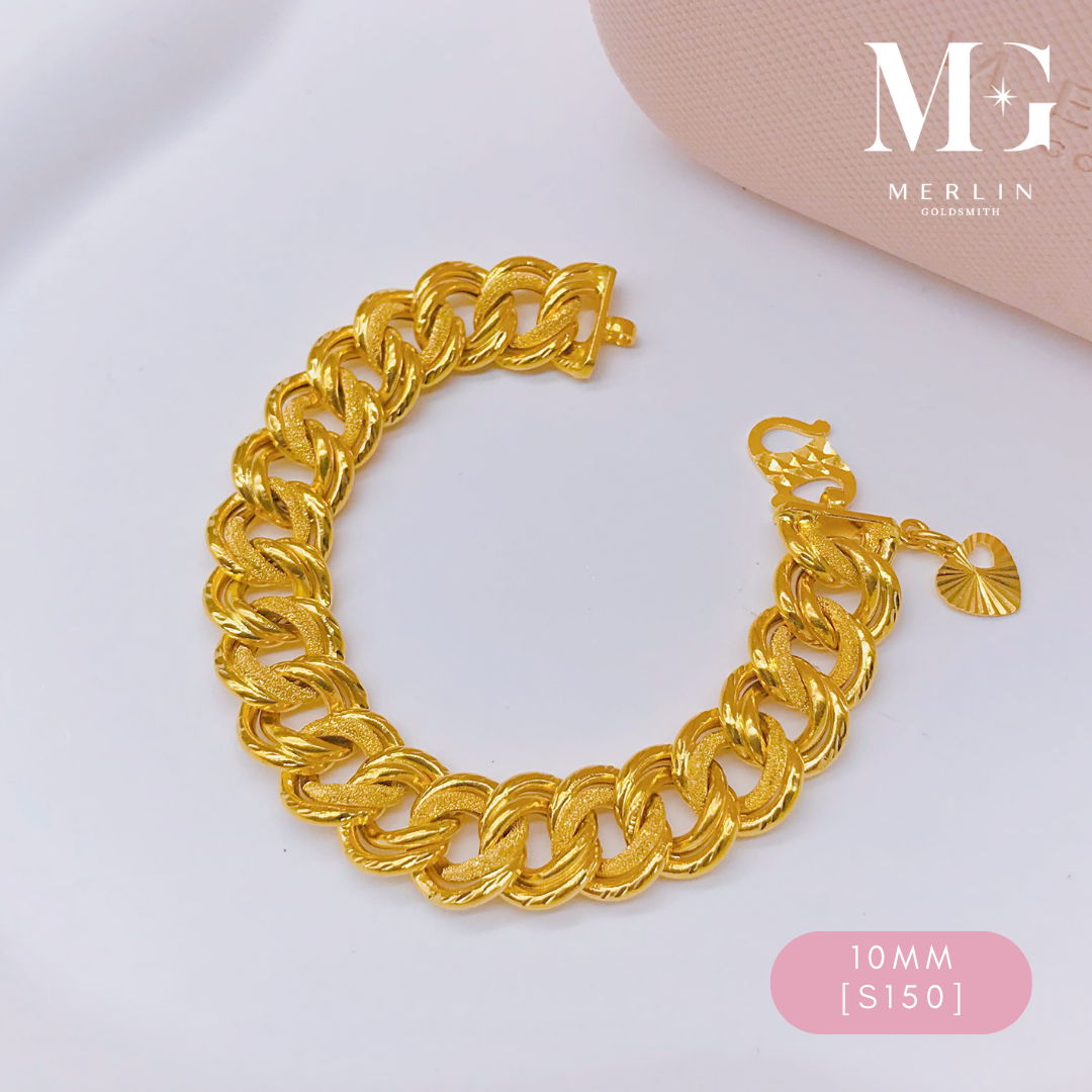 Merlin Goldsmith 22K 916 Gold (10mm) Baby Coco Bracelet · v3