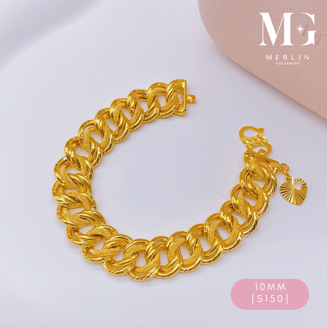 Merlin Goldsmith 22K 916 Gold (10mm) Baby Coco Bracelet · v3
