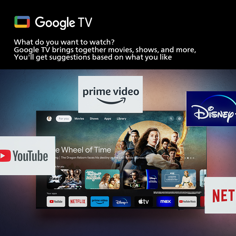 [MAR ARRIVAL] 2024 Model PHILIPS Google SMART Full HD LED 43 Inch TV | 43PFT6509/98 | Youtube | Netflix | meWatch | Google Assistant | Dolby Vision | 3 years warranty | FOC Tabletop Setup · v13