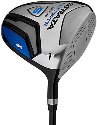 Callaway Men's Strata Complete 16 Piece Golf Club Set Includes: Driver, 3 wood, 4 and 5 Hybrid, 6 - 9 Iron, PW and SW, Putter, Stand Bag, 4 Head covers Right Handed Hander Set · v12