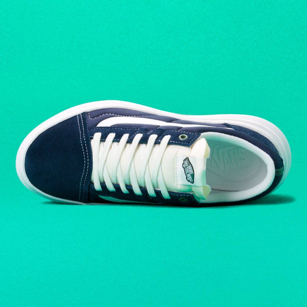Vans Pop Color Old Skool Overt ComfyCush Sneakers Women (Unisex US Size) BLUE VN0A7Q5ELKZ1 · v17