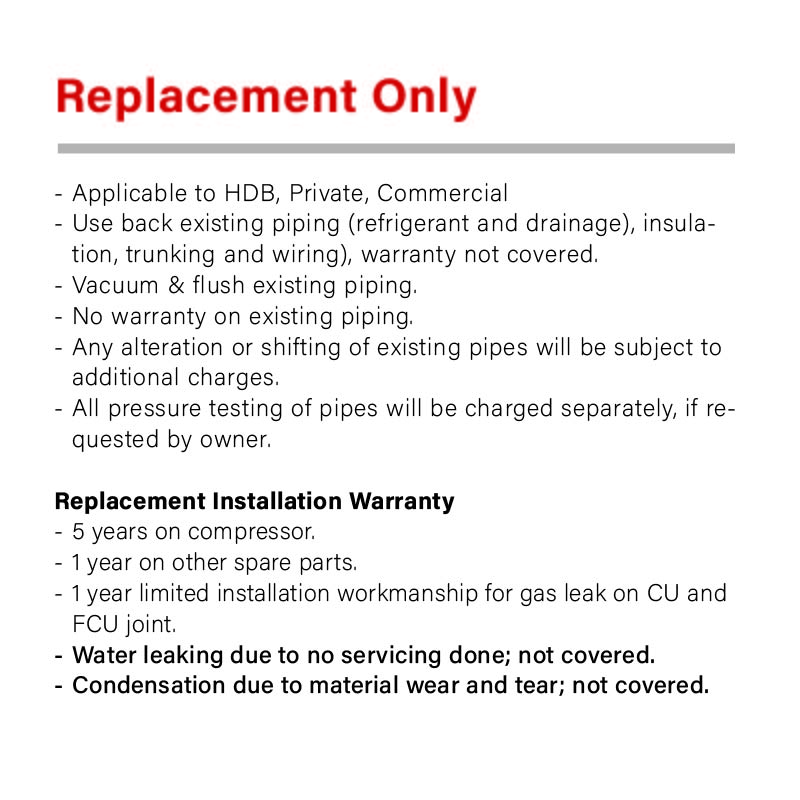 PANASONIC X-PREMIUM R32 SYSTEM 3 (INSTALLATION INCLUDED FREE UPGRADED MATERIALS)