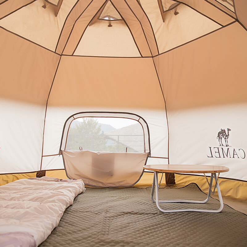 CAMELCROWN Outdoor Exquisite Camping Mushroom House Tent Portable Folding Camping Thickened Picnic Park Camping Automatic Tent · v23