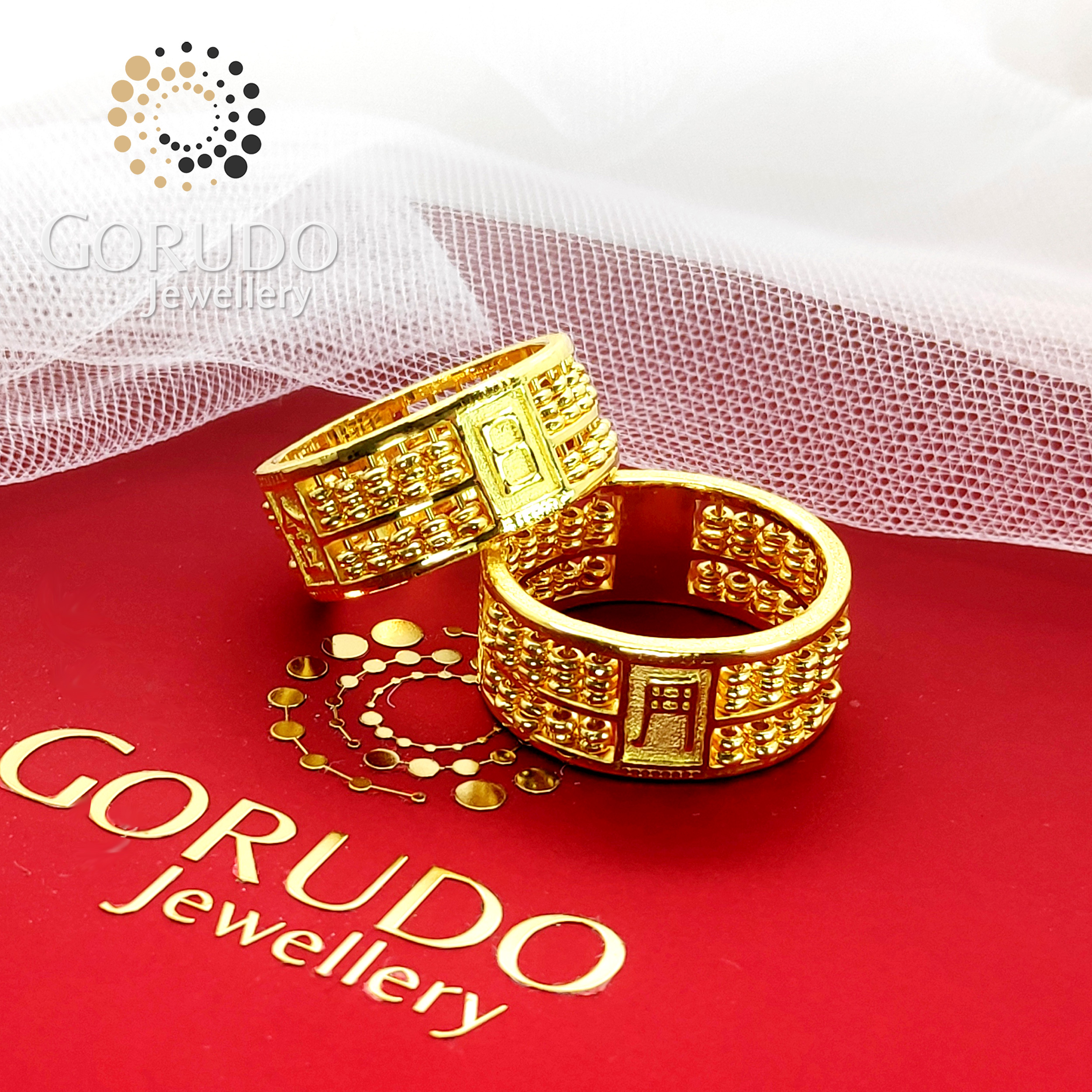 แหวนทองคำแท้ 999 ของ Gorudo Jewellery
