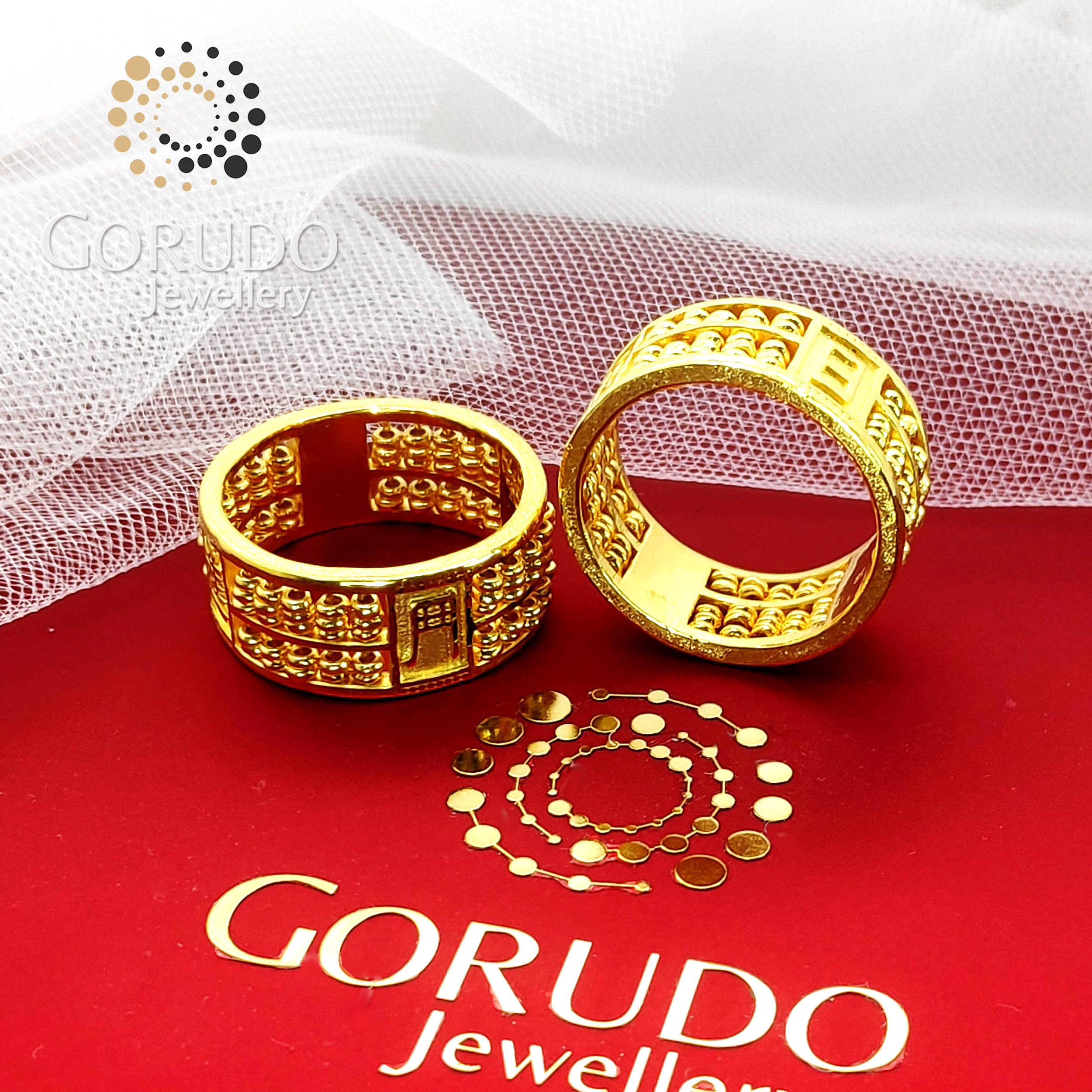 แหวนทองคำแท้ 999 ของ Gorudo Jewellery