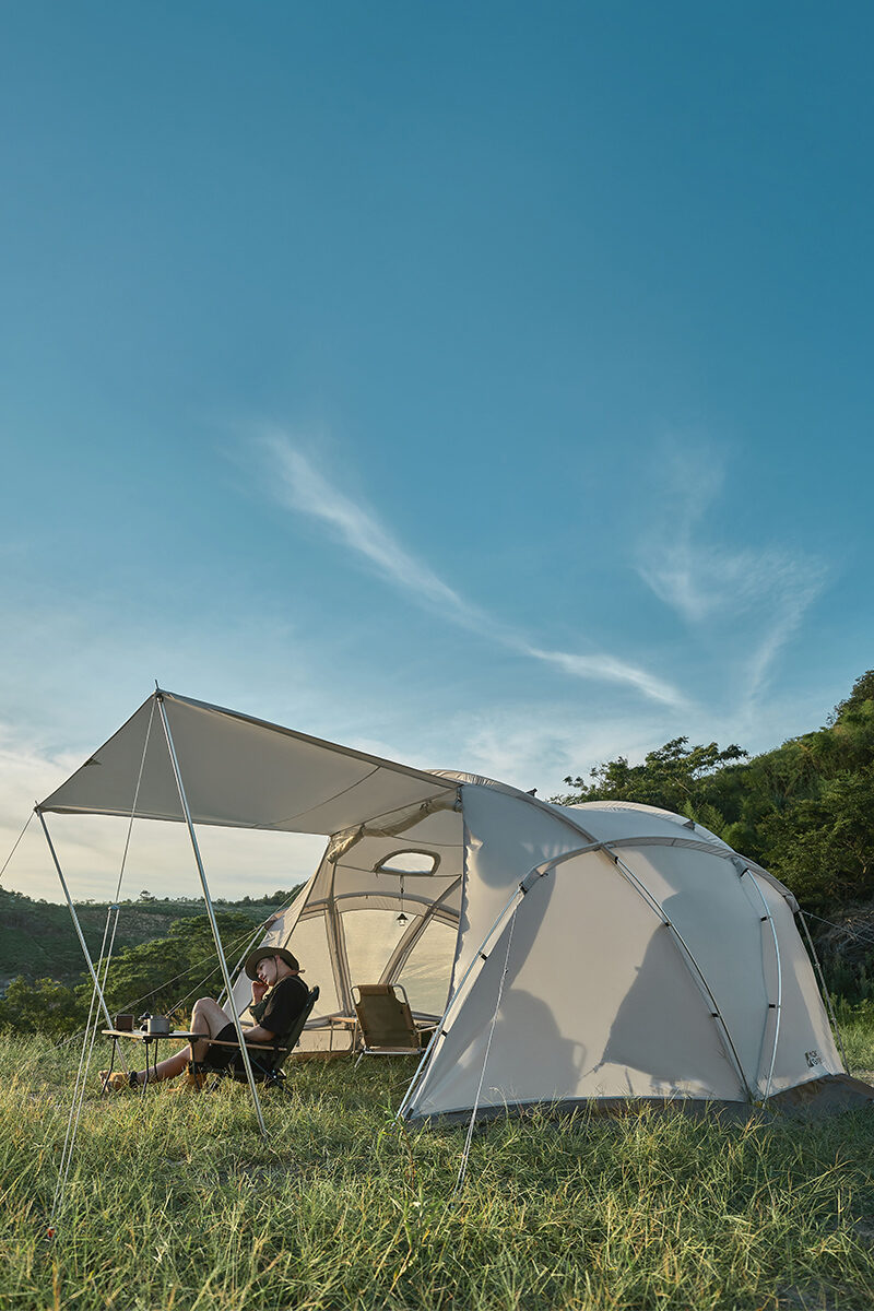 MOBI GARDEN Camping Tent 2-3 Person Waterproof Rainproof Windproof Portable Large Space 4 Season Backpacking Hiking