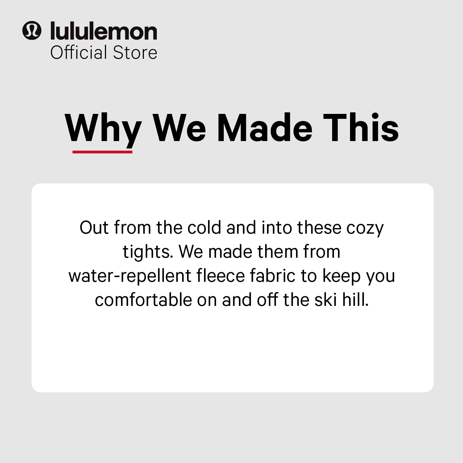 lululemon Kadın Su Geçirmez Yüksek Bel Polar Tight 26" - Asia Fit - spor giyim pantolon