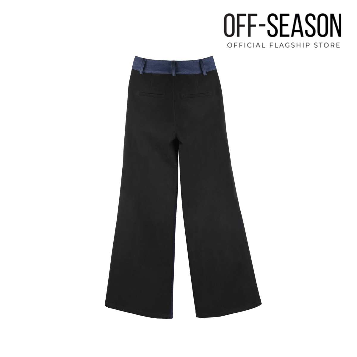 Off Season Clearance PH5 Women Clothing Juno Mixed Media Wide Leg Pants