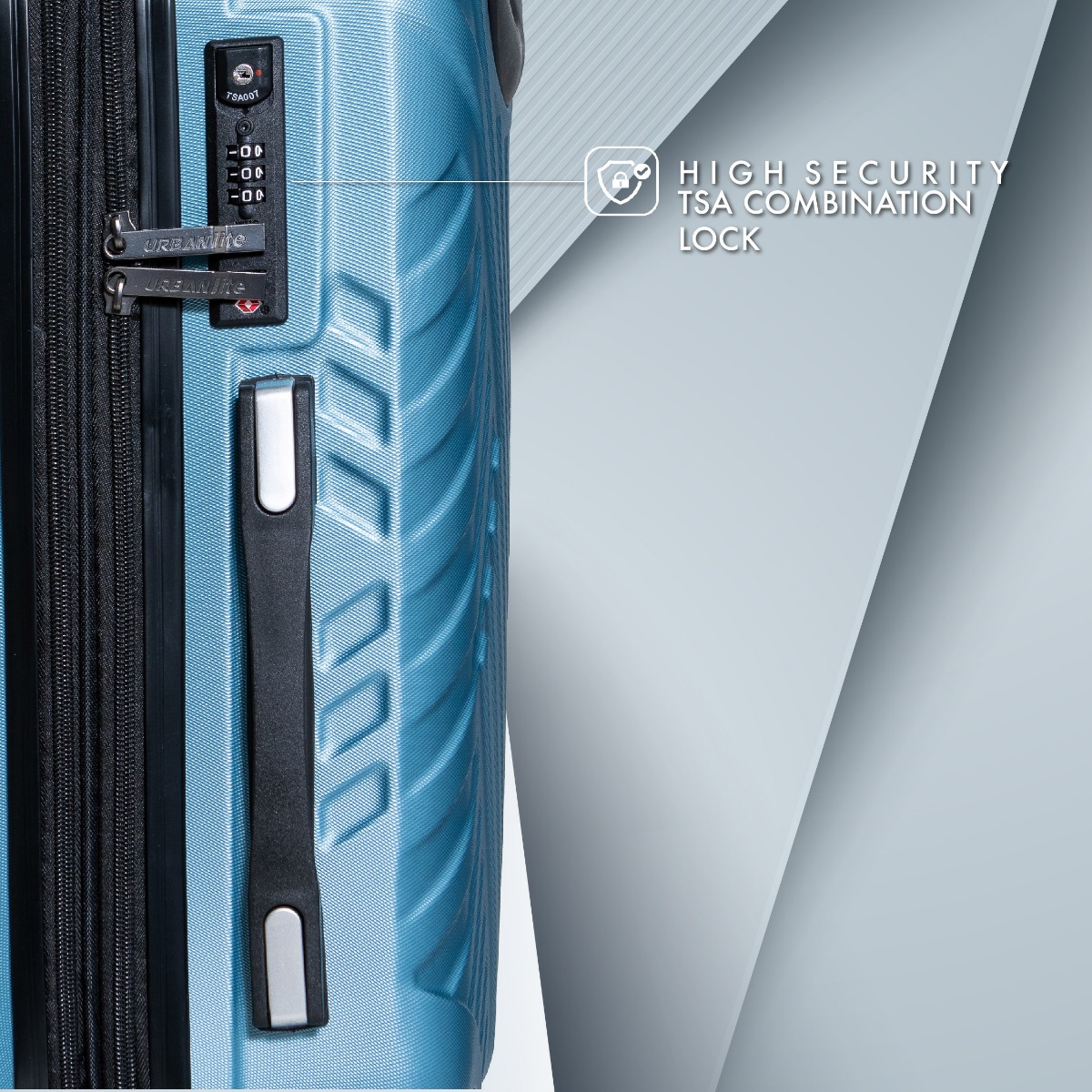 URBANlite WEAVE  2 in 1 (20"+24") 360° 8-Wheel Spinner | TSA Lock I Expandable |Hard Case Luggage-ULH 22911