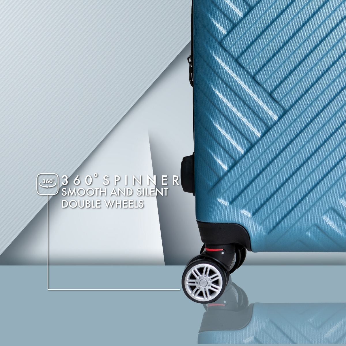 URBANlite WEAVE  2 in 1 (24"+28") 360° 8-Wheel Spinner | TSA Lock I Expandable |Hard Case Luggage-ULH 22911