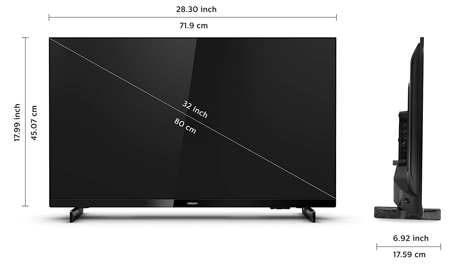 Philips 80 cm (32 inches) Pixel Precise HD Series HD Ready LED Smart TV 32PHT6815/98 (Black) · v21