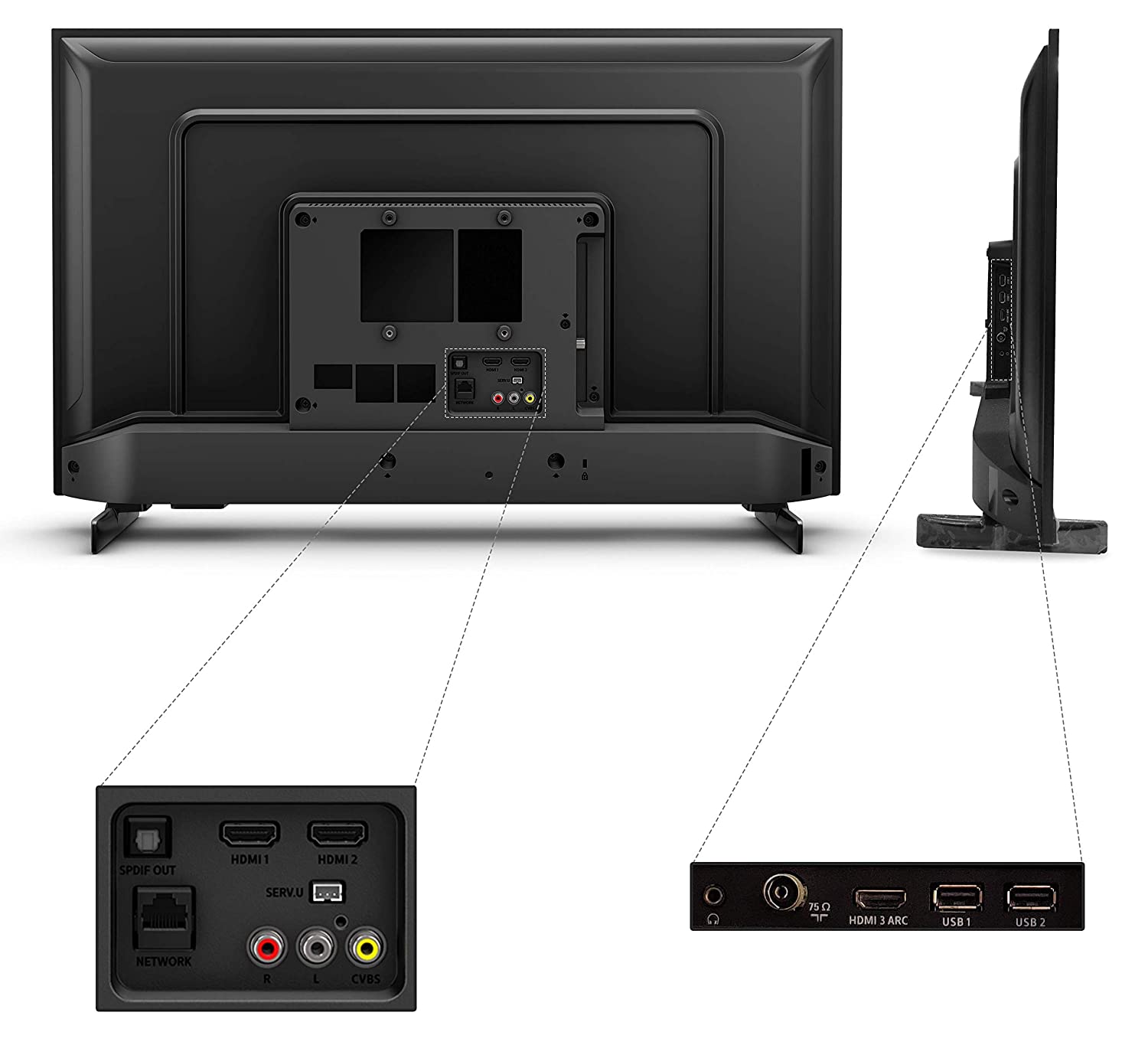 Philips 80 cm (32 inches) Pixel Precise HD Series HD Ready LED Smart TV 32PHT6815/98 (Black) · v21