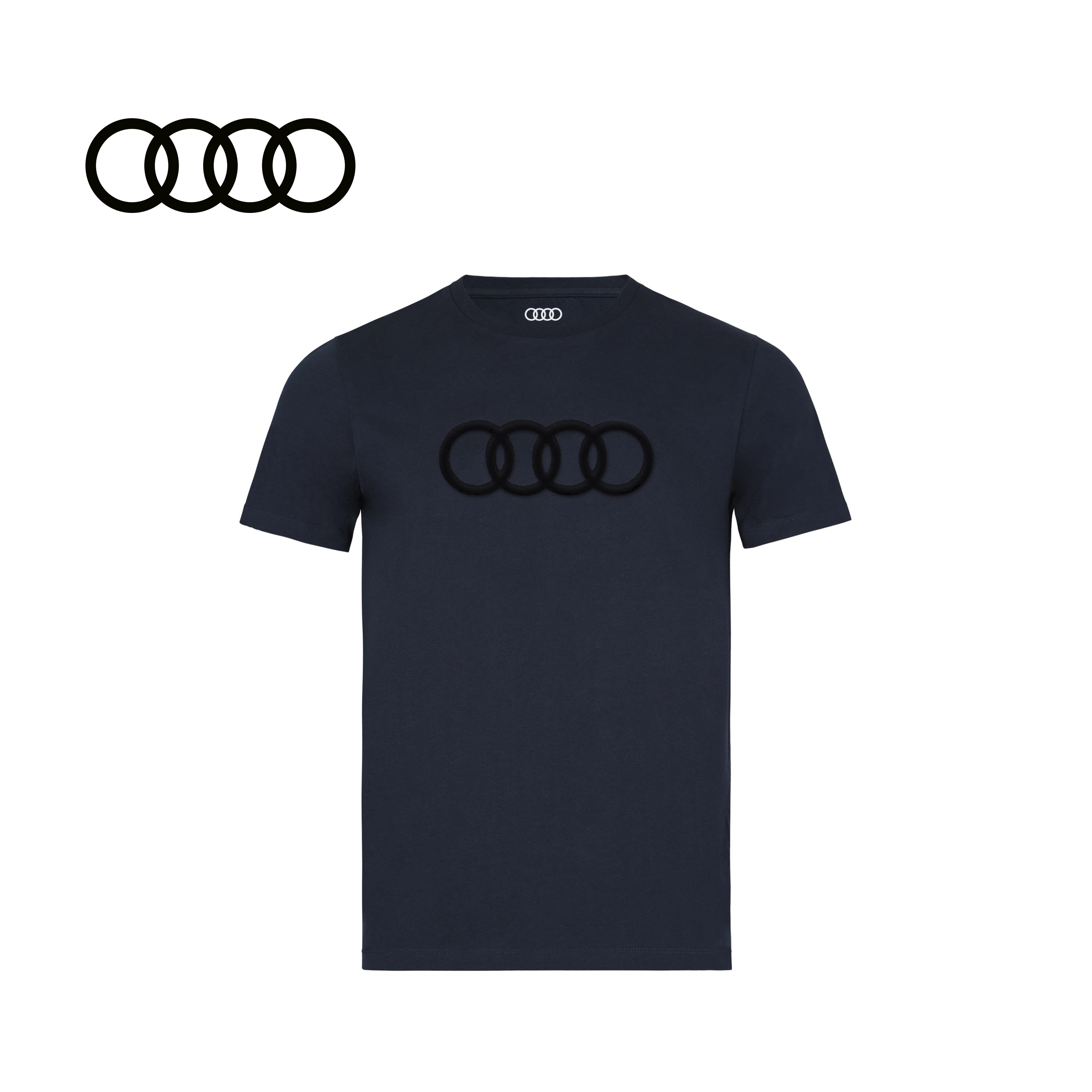 Audi Rings T-shirt, Dark Blue