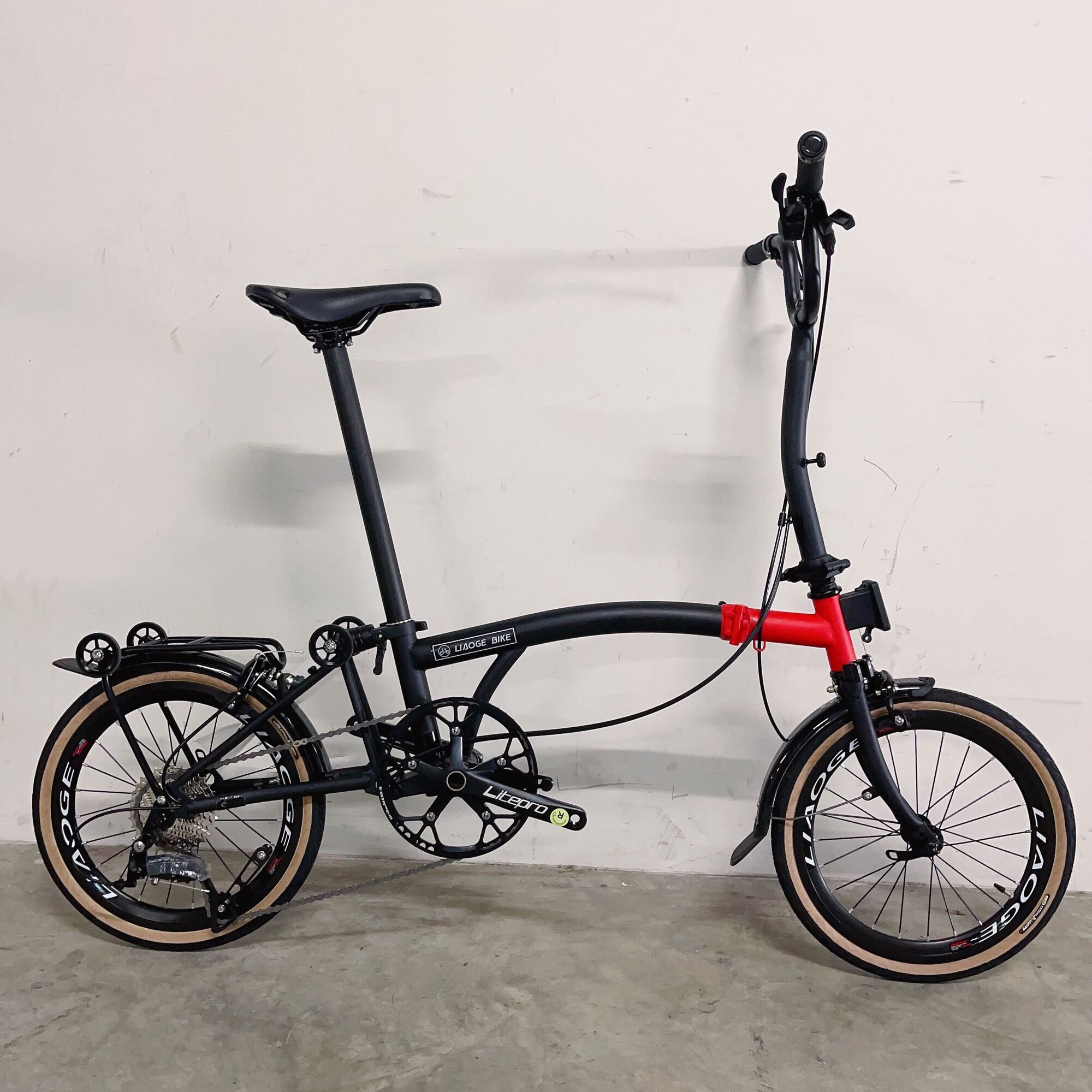 [LIAOGE BIKE] Liaoge trifold bike version 4=3.4 (liaoge666) 9 speed external gears Shimano Sora · v5