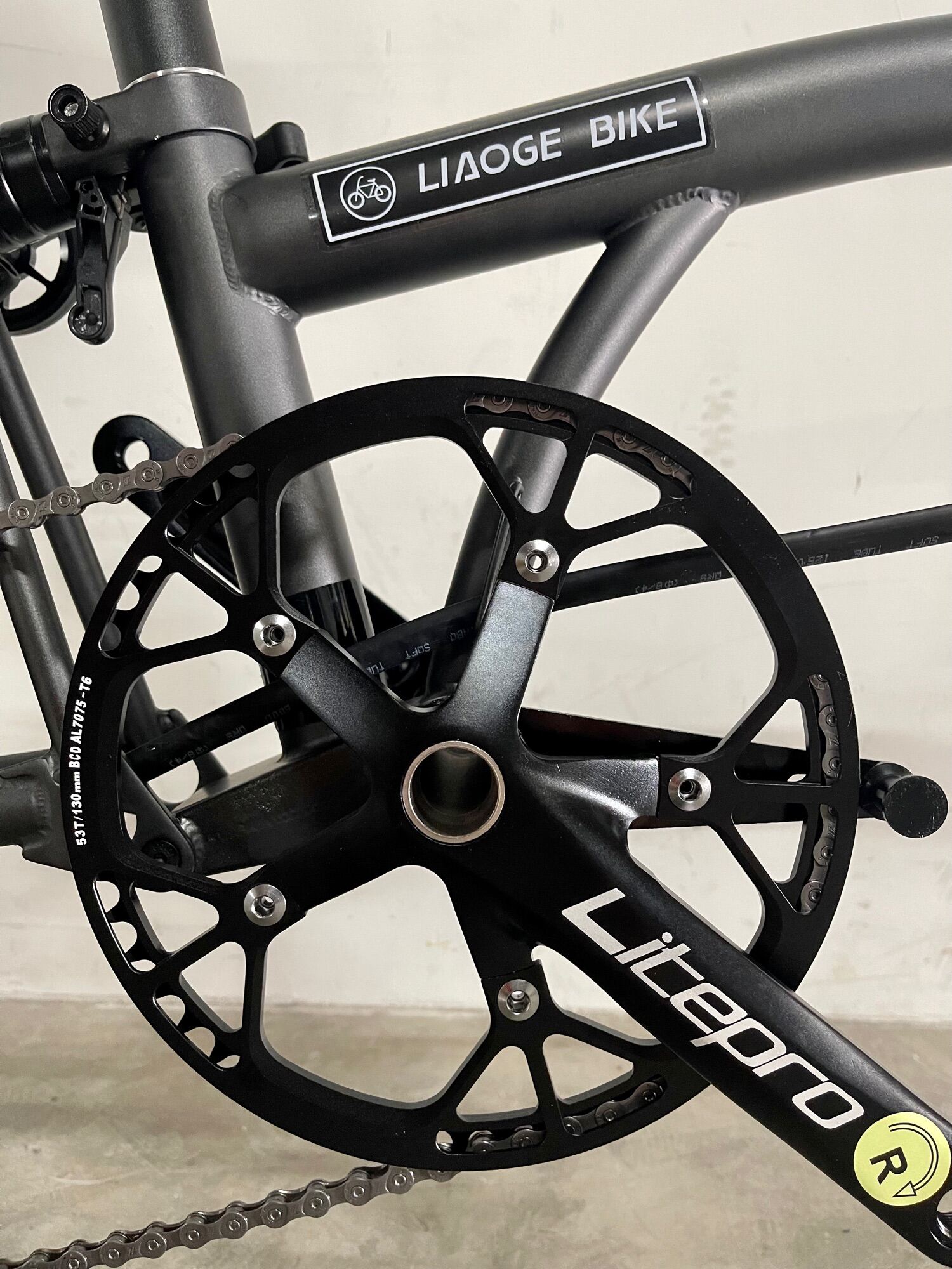 [LIAOGE BIKE] Liaoge trifold bike version 4=3.4 (liaoge666) 9 speed external gears Shimano Sora · v5