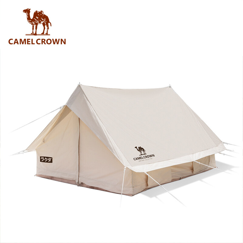 CAMELCROWN Extend 3-4 Person Large Area Outdoor Waterproof Sun Shelter Hiking Traveling Cotton Tent