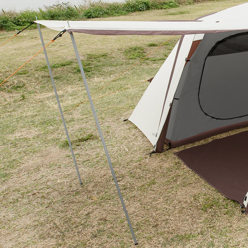 CAMELCROWN 4-5 persons Inflatable Travel Resident Tent Outdoor Selfdriving Rainproof Windproof Camping Two-room And One-Hall Multi-Person Tent