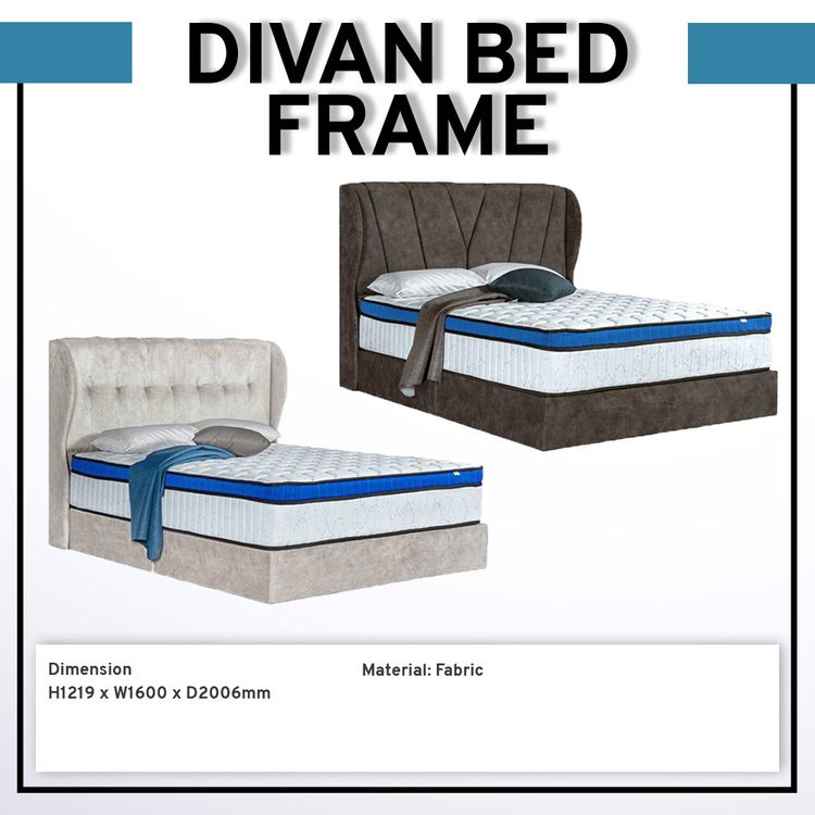 Divan Bedframe Bedroom Furniture Fabric Bed · v2