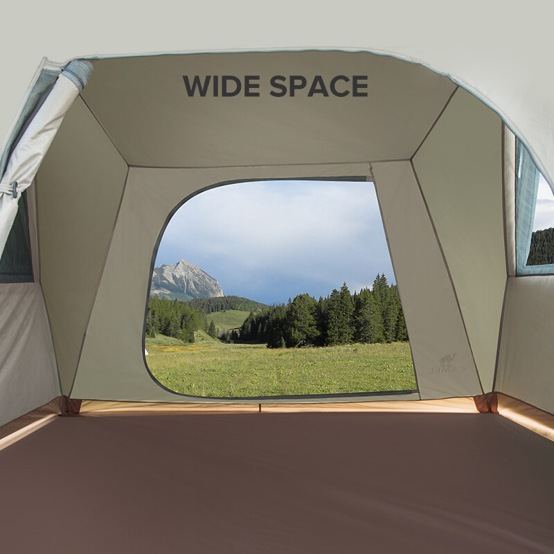 CAMELCROWN Outdoor Camping automatic Quick Build tent Large Capacity 3-4 Persons tent Large Space · v21