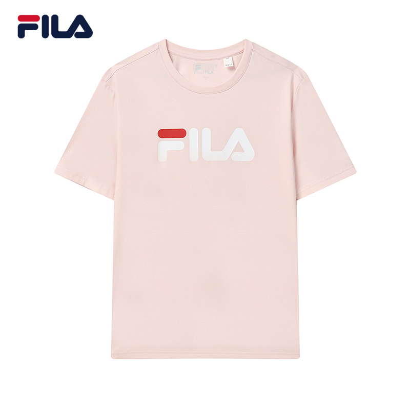 FILA CORE Men's LIFESTYLE Short Sleeve T-shirt in Pink (Unisex)