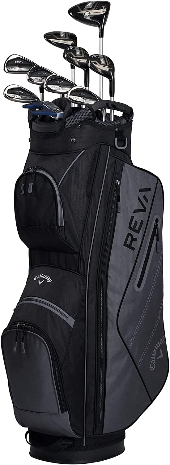 Callaway Golf REVA Women's 11 Piece Complete Long Golf Club Driver Iron Wedge Putter Set