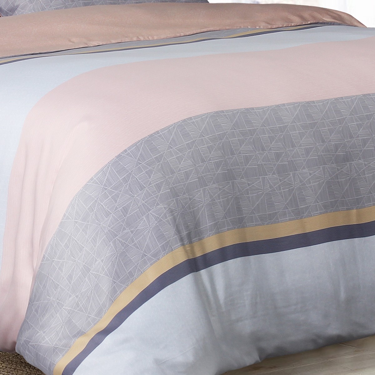 Eurotex Mod Living, 1200 hilos, 100% fibras TENCEL™, juego de sábanas bajeras/juego de cama, anochecer