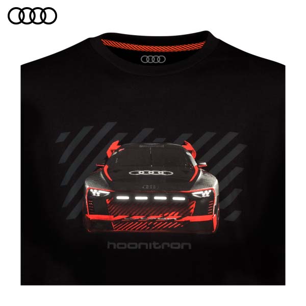 Audi Spor T-SHIRT HOONITRON, UNISEX, SİYAH