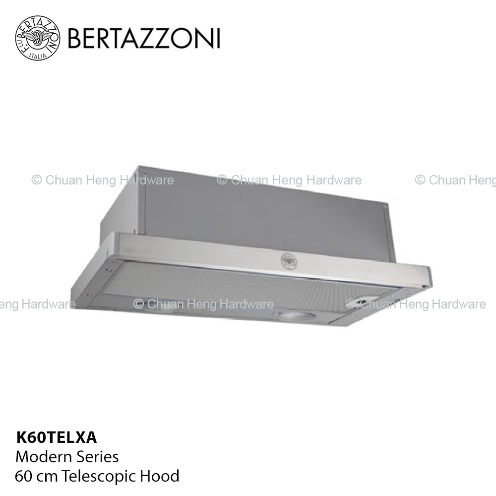 Bertazzoni K60TELXA Modern Series 60cm Telescopic Hood (Stainless Steel Finishing)