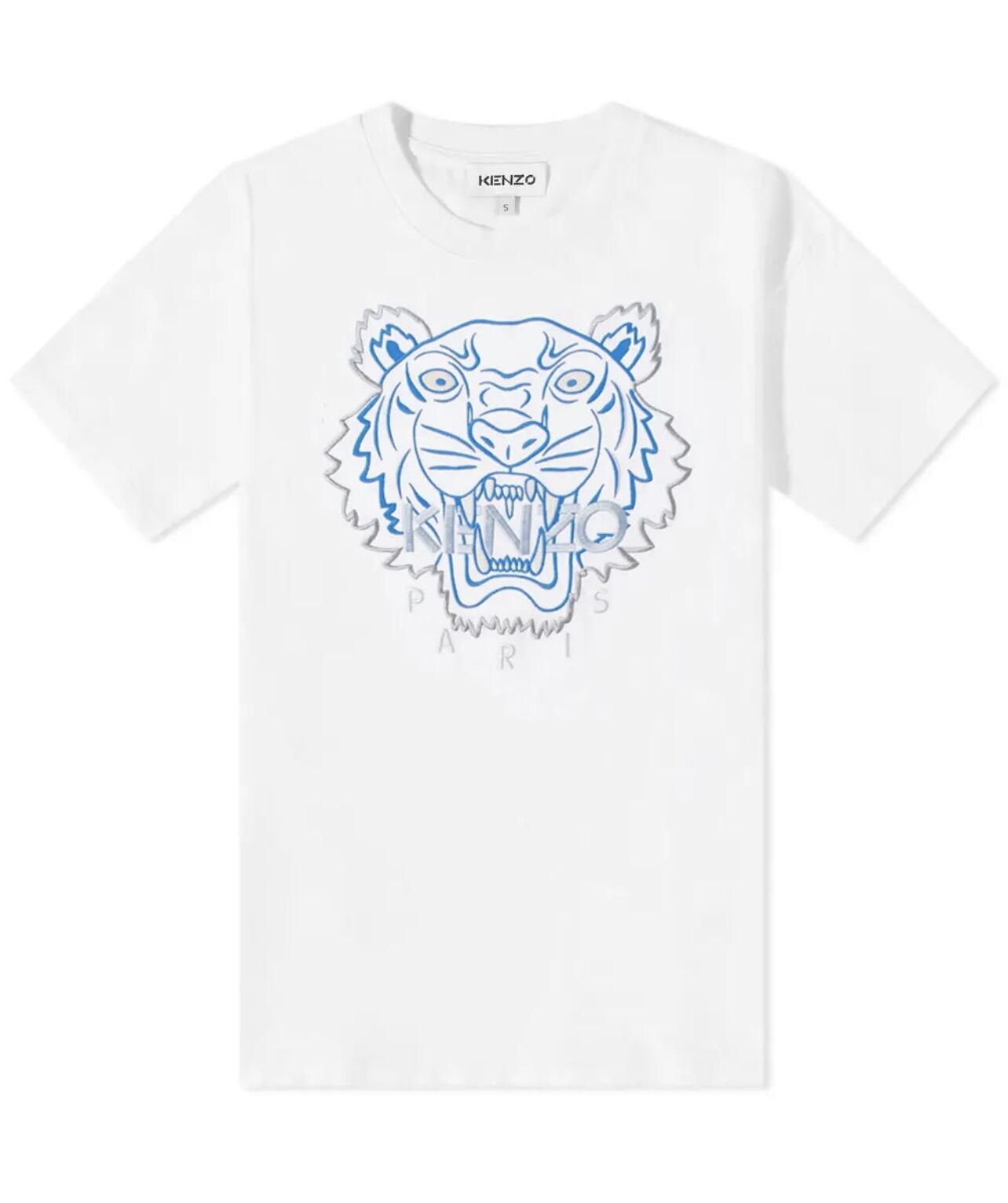 [Jshopspree]Authentic Kenzo Embroidered Tiger Eye Print Tee · v4