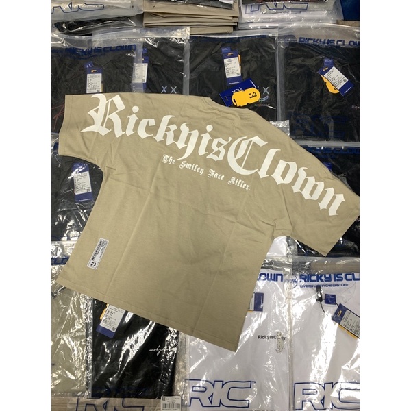 [Jshopspree]Authentic Rickyisclown Gothic Logo Oversized Tees · v4