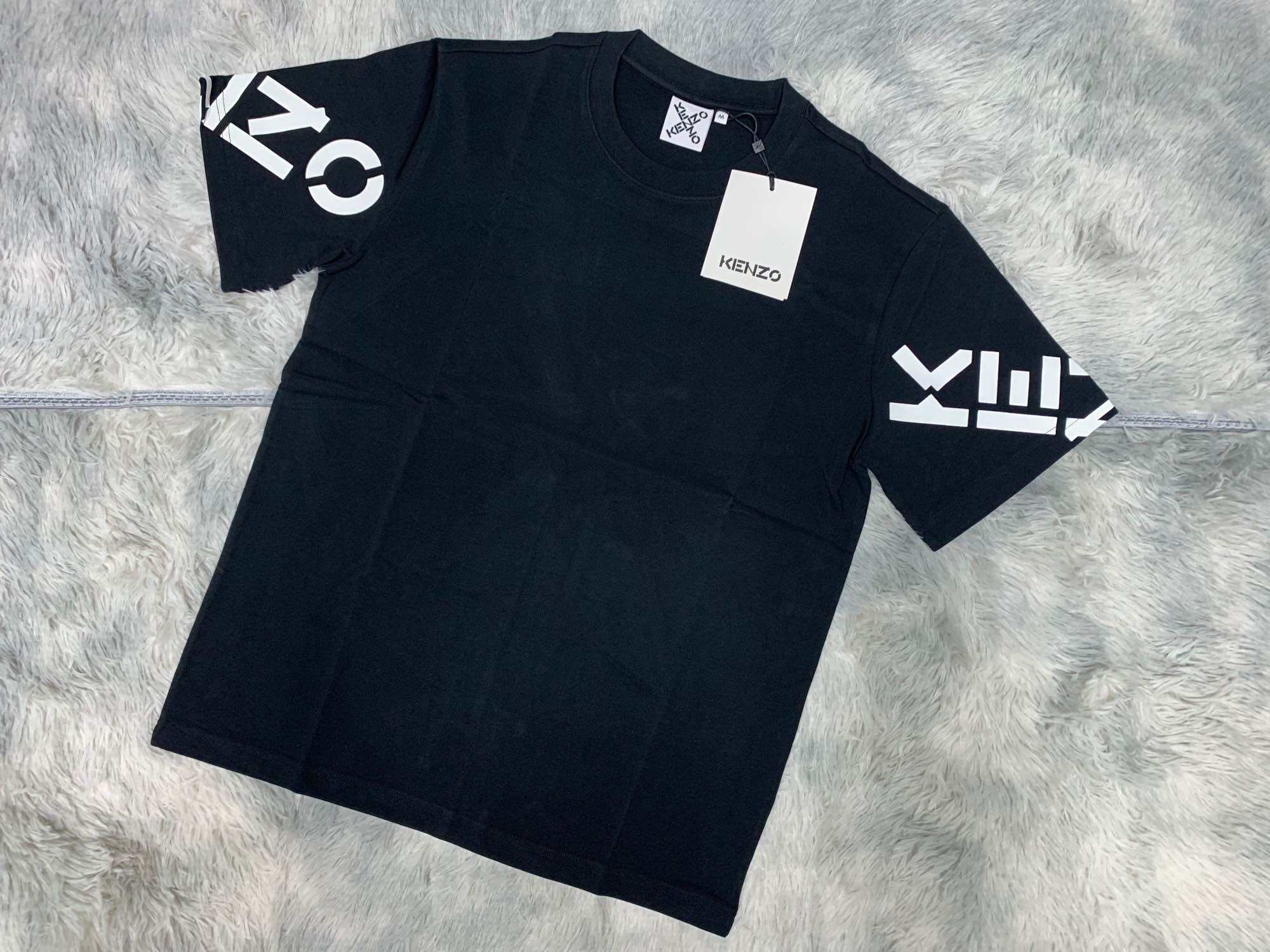 [Jshopspree]Authentic Kenzo Paris Cuff Print Tee · v3