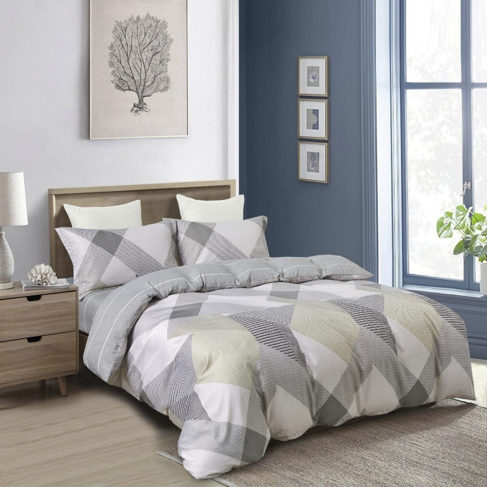 ชุดเตียง MYSTIQUE TAUPE ผ้าปูที่นอน Tencel คุณภาพสูง 700 เส้น