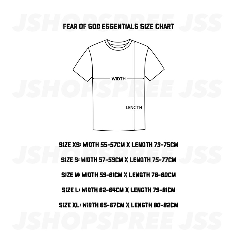[Jshopspree]Áo phông FOG Essentials SS21 chính hãng màu đen