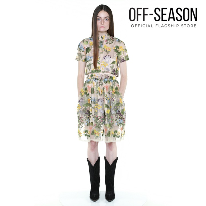 Ausverkauf außerhalb der Saison Jonathan Liang Trailing Jardin Kleid mit Kordelzug
