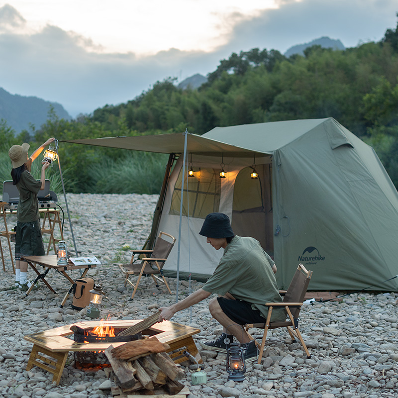 Naturehike outdoor camping 4 persons automatic tent windproof and waterproof Village ridge tent · v9