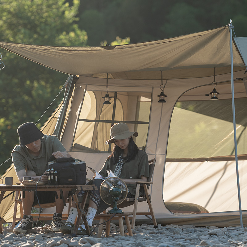 Naturehike outdoor camping 4 persons automatic tent windproof and waterproof Village ridge tent · v9