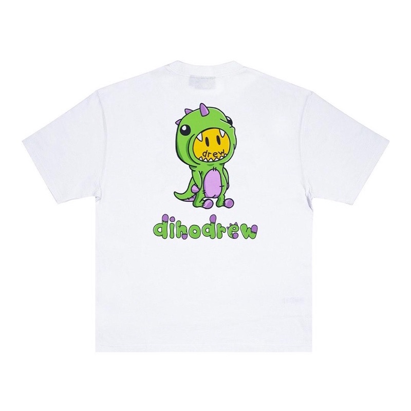 [Jshopspree]Authentic Drew House SS22 Dinodrew Tee White · v6