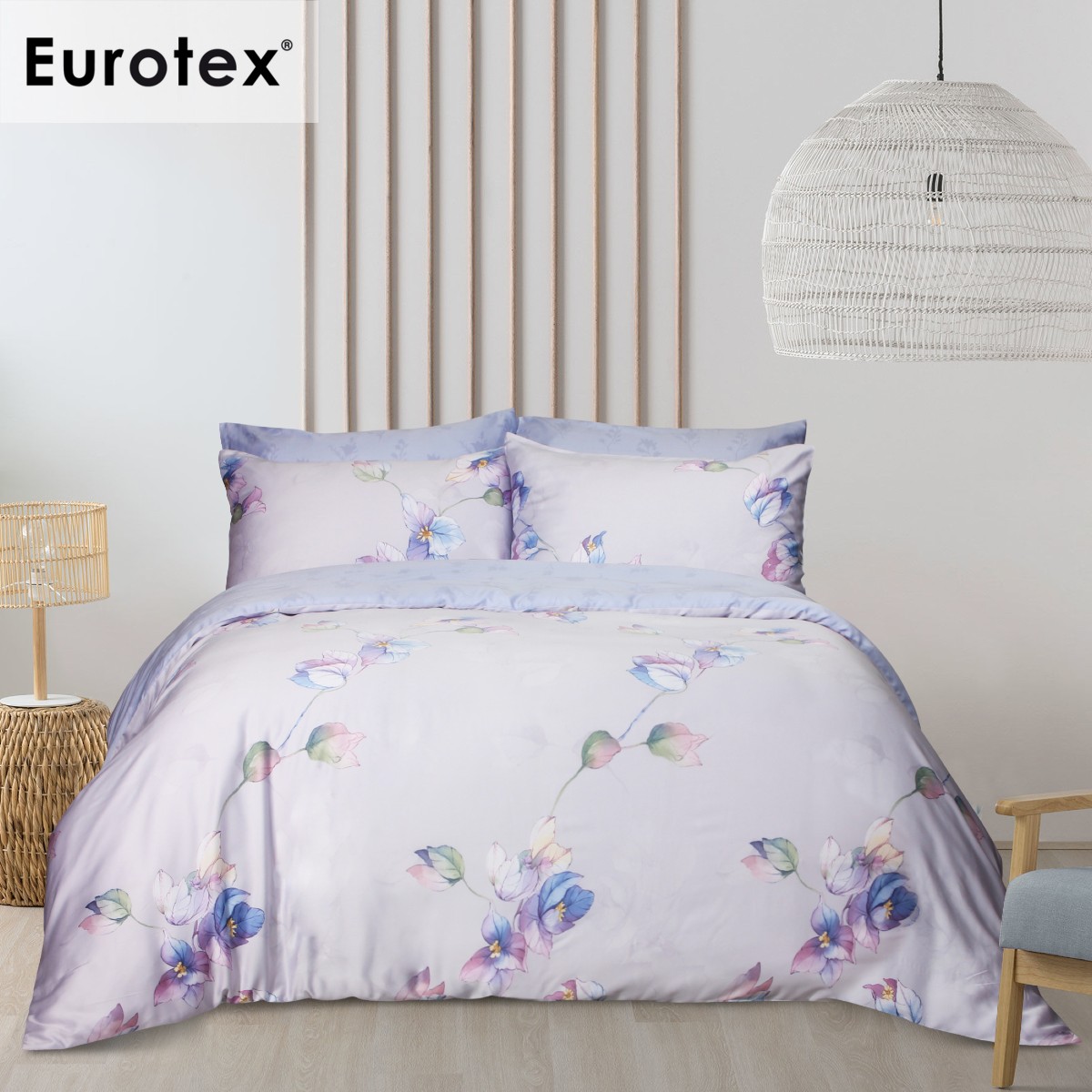 Ertex Mod Living, Thread Swant, เส้นใย Tencel 84AA, ชุดผ้าปูที่นอนแบบรัดมุม, Alonna