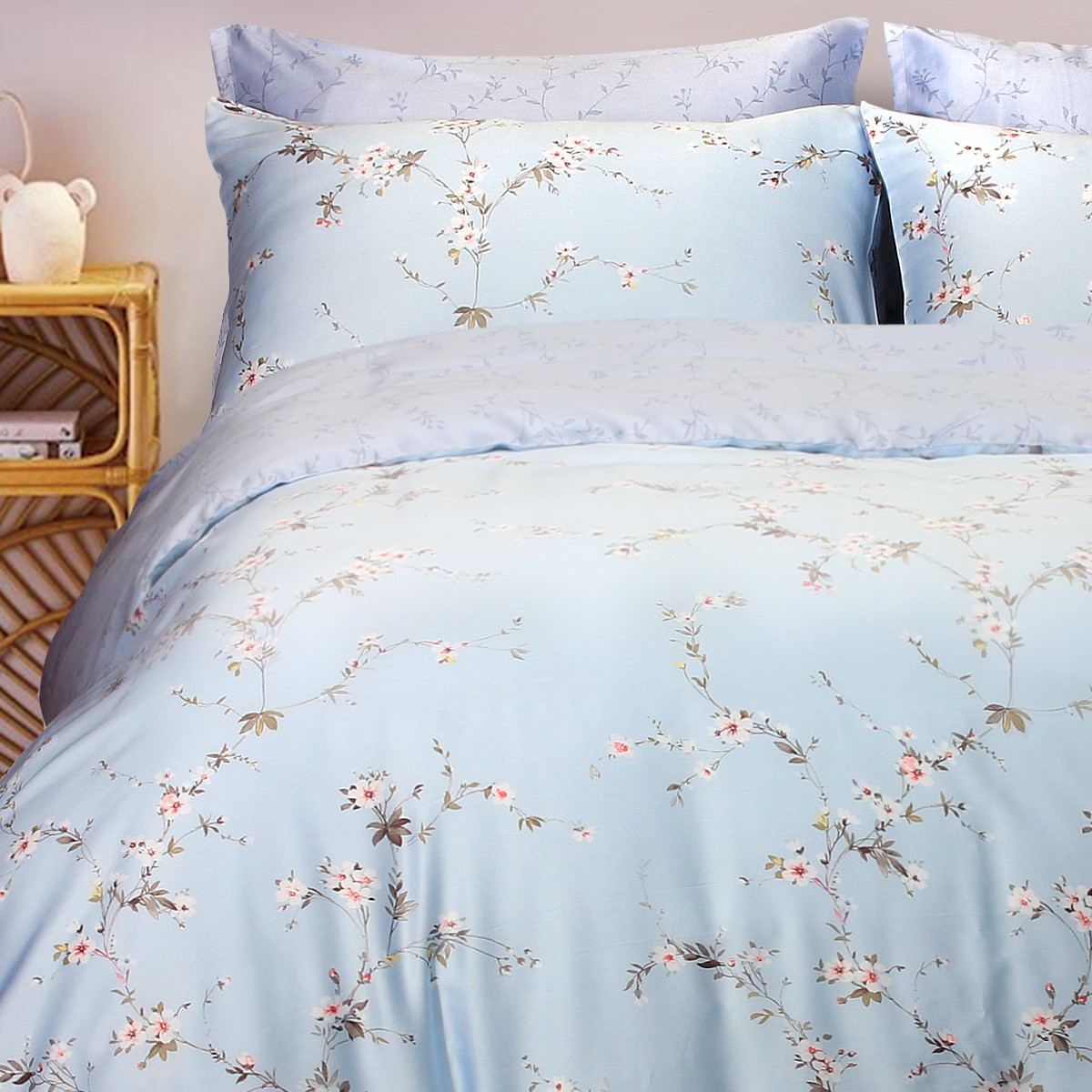Eurotex Mod Living, 1000 İplik Sayısı, %100 TENCEL™ Elyaf, Lastikli Çarşaf Takımı/Yatak Takımı, Elysian