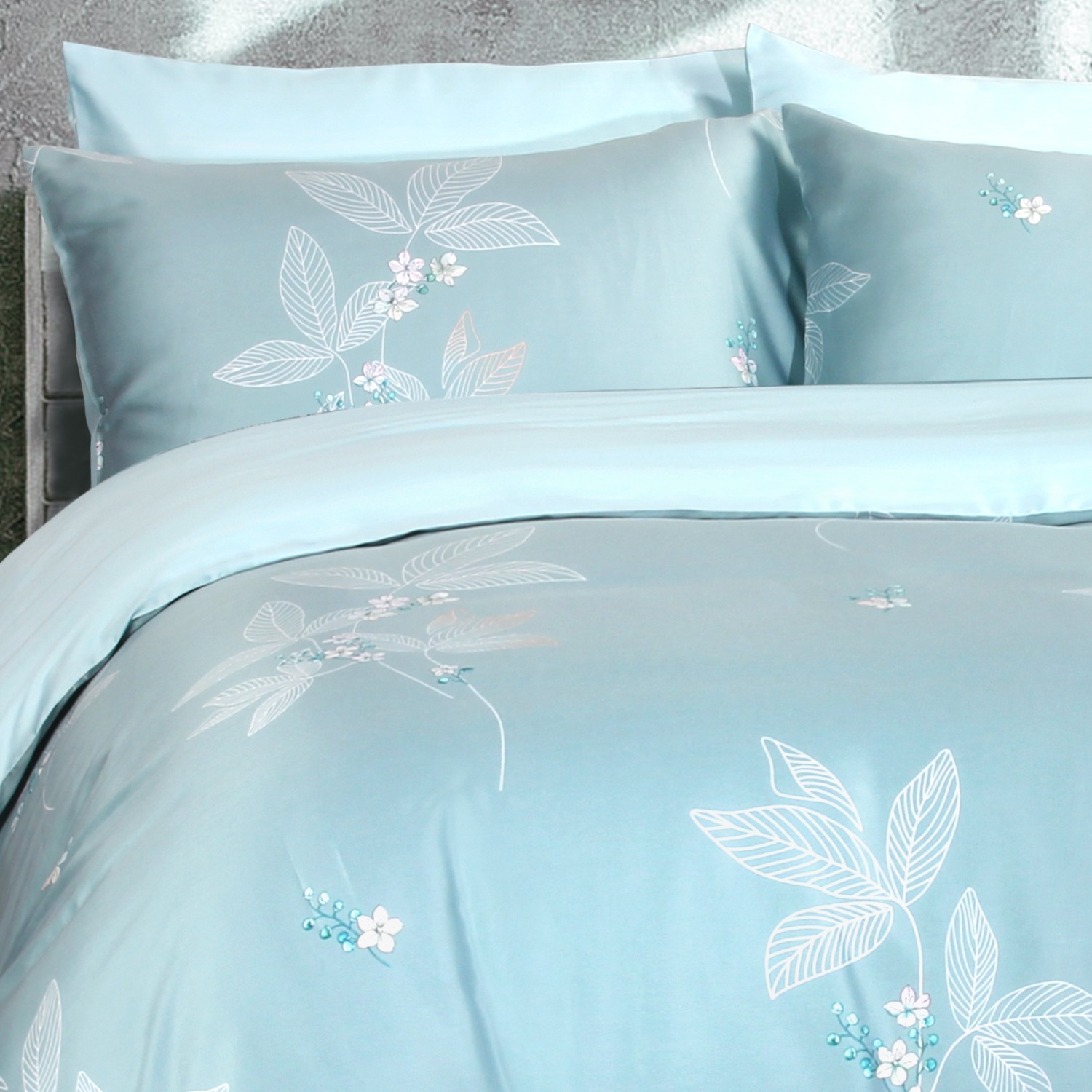 Eurotex Mod Living, Fadenzahl 1000, 100% TENCEL™ -Fasern, Spannbettlaken-Set/Bettgarnitur, Estrel