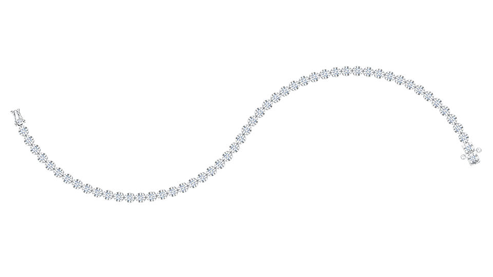 タカジュエリー クレスタ ダイヤモンドブレスレット 18K